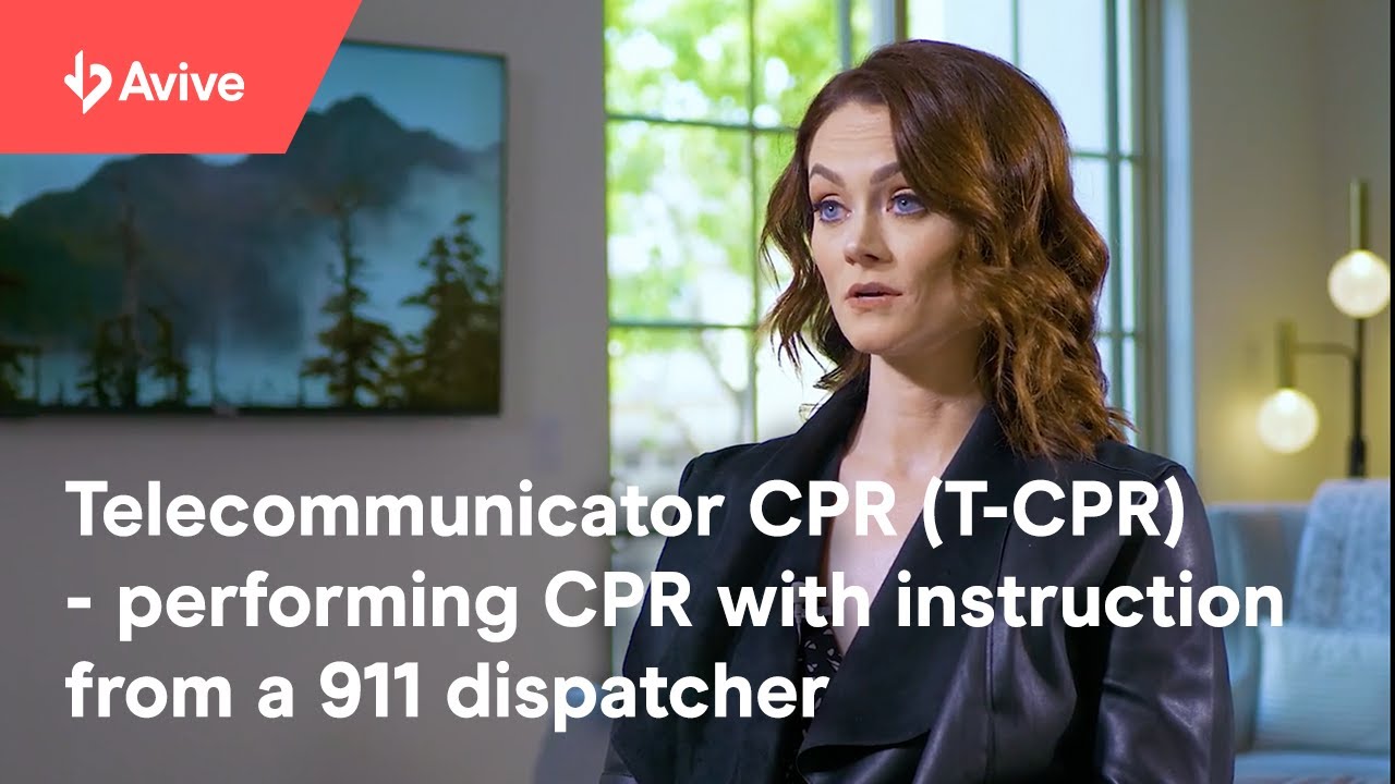 Telecommunicator CPR (T-CPR) – performing CPR with instruction from a 911 dispatcher
